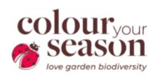 Colour your season, love garden biodiversity